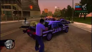 GTA Liberty City Stories 6 Star Police Case - 6 Stars Wanted Level Escaped -  GTA Mod Trainer - #07