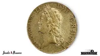 GREAT BRITAIN. 5 Guineas, 1741. London Mint. George II. PCGS AU-53.