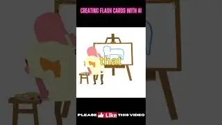 Creating Flashcard with AI - stpe 02 #shorts