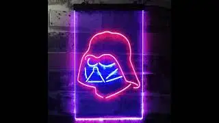 Star Wars Darth Vader Face Neon-Like LED Sign