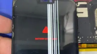 OnePlus 6 White Lines Green Flex Замена экрана по низкой цене