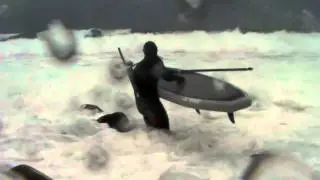 Alaska Pacific eider hunt  Paddle board hunt Adak Island part #1