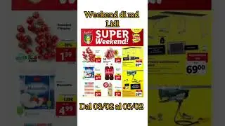 weekend di offerte lidl dal 3 al 5 febbraio #shorts