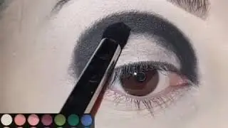 BPerfect and morphe 35B Black floating rainbow