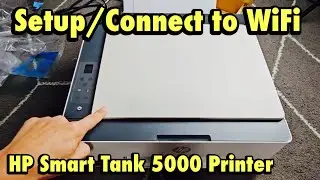 Настройка/подключение Wi-Fi к принтеру HP Smart Tank 5000