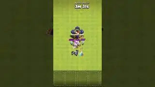 party wizard vs electrofire wizard #clashofclans #pekka