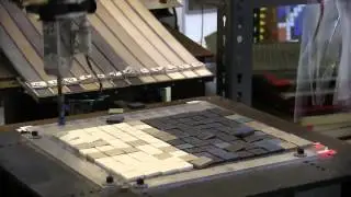 Robot speeds up mosaic artwork production