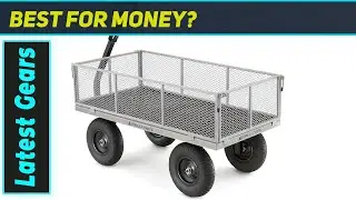 Gorilla Carts Heavy-Duty Steel Utility Cart &ndash; The Best Rugged Garden Cart for Tough Jobs