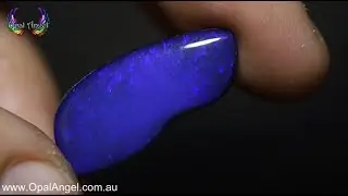 8.4ct Freeform Blue-Violet Opal Doublet