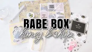 BABE BOX Unboxing From The Honey B Shop | At Home With Quita