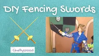 Doll Crafts: How to Make DIY Swords for Barbie and Ken Dolls 1:6 Scale #miniatureset #DIY #Barbie