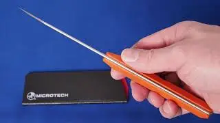 Нож Microtech Kitchen Santoku Ember G-10 3300-10EM США