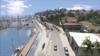 Lapadska obala - video simulacija rekonstrukcije i proširenja