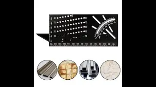 Protractors，Angle Measuring Ruler ，Woodworking Angle Ruler Multifunctional Marking Gauge Tool