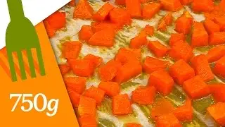 Potiron r&ocirc;ti au romarin -  750g