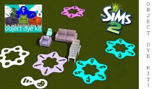 Trying SimNopke's Object Dye Kit Mod! | The Sims 2