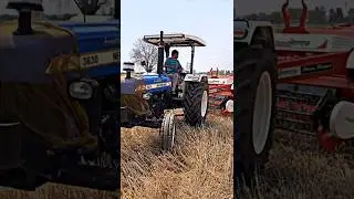 Landforce Strawreaper | Straw Reaper Working | #landforce #agrifuture #farming #farmer #modernfarm