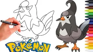 Como Desenhar FACILMENTE O POK&Eacute;MON STARAVIA ! #397 | gera&ccedil;&atilde;o 4
