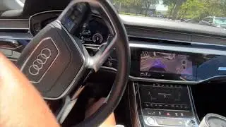 Audi A8L D5 Maneuver Assist in action