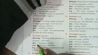 VOCABULARY 🔥