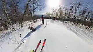 Midwest Skiing Paradise: A journey through the beautiful slopes captured on an Insta360