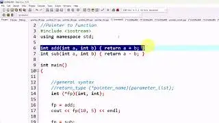 Lecture:88|&bull; Pointer to Function | declaration and initialization| Pashto