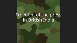 Freedom of the press in British India