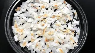 ഇളനീർ  കറുമുറാ ചിപ്സ് കഴിച്ചിട്ടുണ്ടോ/ Tender coconut chips recipe in microwave.