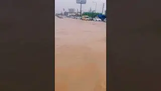 Zirakpur flooded highway#floods#today#water#red#alert#road#highway#blocked#movement#nature#rain#
