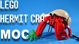 Realistic LEGO Hermit Crab MOC