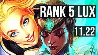 LUX & Caitlyn vs KARMA & Aphelios (SUP) | Rank 5 Lux, 4/1/8 | KR Challenger | 11.22