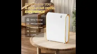 Smart Scent Air Machine for Home, 1500 Sq. Ft Hotel Collection Diffuser with Cold Air Tech
