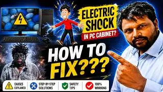 How to fix electric shock in PC cabinet | PC Earthing Problem solved