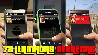 72 LLAMADAS SECRETAS QUE TE PERDISTE EN GTA 5