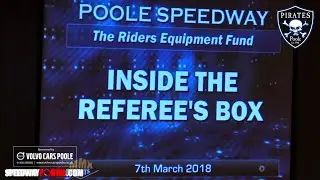 Inside The Referee's Box | POOLE PIRATES SPEEDWAY 2018