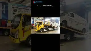 4T Hydraulic Platform Test for 4 Tons Flatbed Tow Breakdown Cars Recovery Truck  #emergencytowing