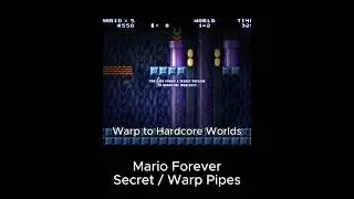 ALL WARP PIPES - Mario Forever Secrets #shorts