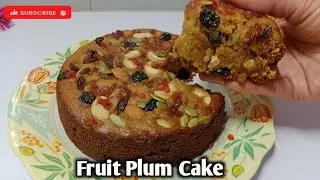 मैंने सोचा नहीं था कि इतना टेस्टी बनेगा, Eggless Christmas Special Plum Cake Recipe 😋 😋