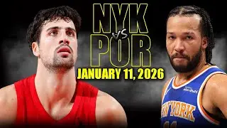New York Knicks vs Portland Trail Blazers Full Game Highlights &ndash; January 11, 2026 | NBA Season