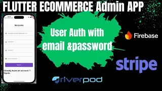 flutter ecommerce firebase  admin app , signin & signup using email and password