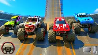 4x4 Monster Truck Mega Stunt | Monster truck Race and stunt | Monster Truck Race |