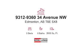 9312-9360 34 Avenue NW, Edmonton, AB T6E 5X8 - Commercial for sale