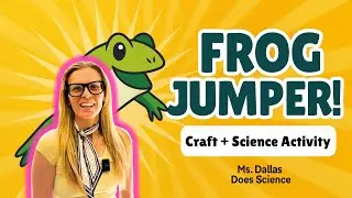 Science Craft for Kids - Frog Jumper Activity with Fun Facts