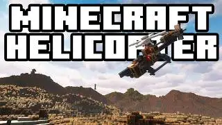 Minecraft Single-Rotor Helicopter | Valkyrien Skies: Clockwork