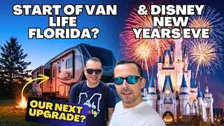 A LOOK AT VAN LIFE FLORIDA | NEW YEARS EVE Fireworks Magic Kingdom | Walt Disney World Vlog