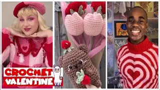 TikTok Crochet ❤️ Valentine Day ❤️ Gifts Compilation #41 | @anea_design_studio