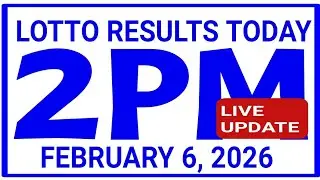 2PM DRAW Lotto Results Today February 6, 2026 swertres results 2d 3d Ez2 pcso olrt3d
