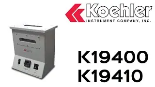 K19400, K19410 - High Temperature Dropping Point Apparatus (Operational Video) [English]