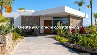 Landscape Architecture Sections for Stunning Beach House and Modern Living Real Estate