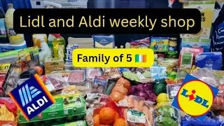 Еженедельные покупки в Lidl и Aldi ☆ Первые покупки с начала Рождества ☆ Семья из 5 человек ☆